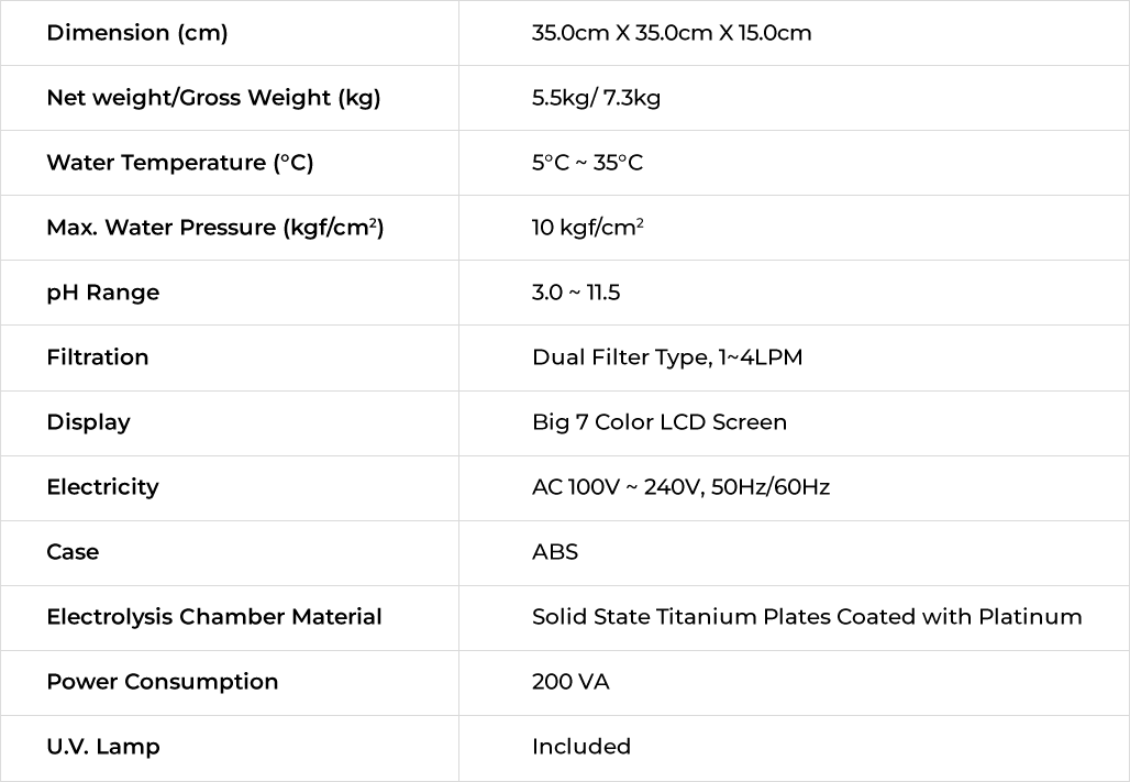 portable water ionizer 